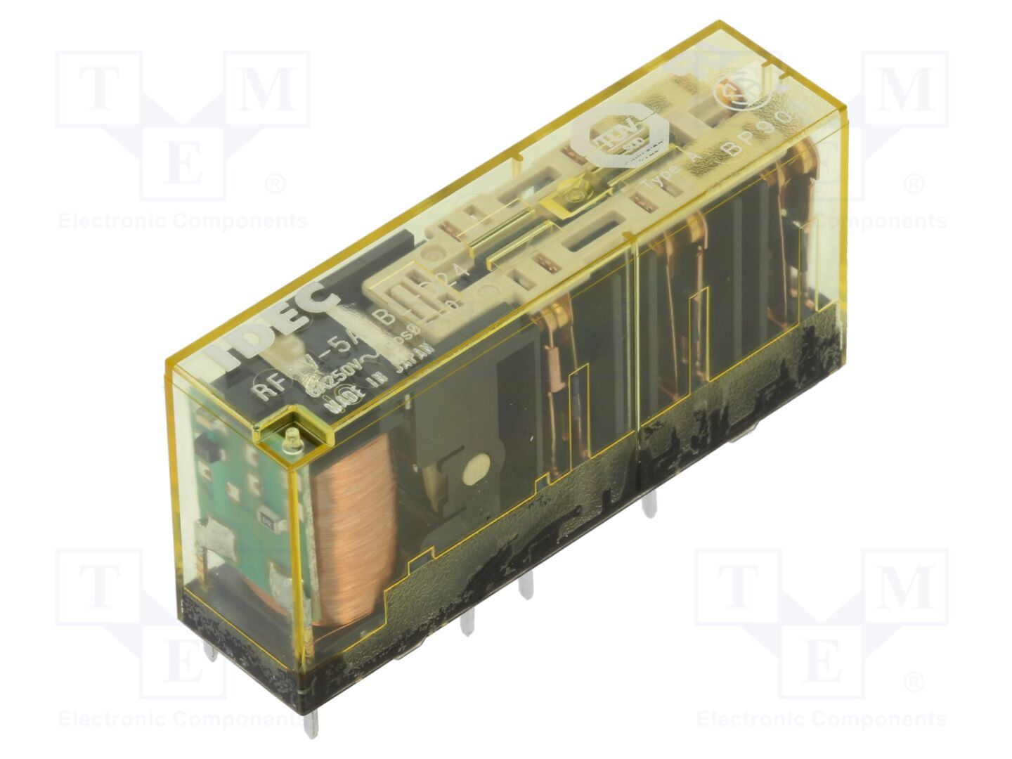 IDEC RF1V-5A1BL-D24 Sähkömagneettinen rele 24VDC