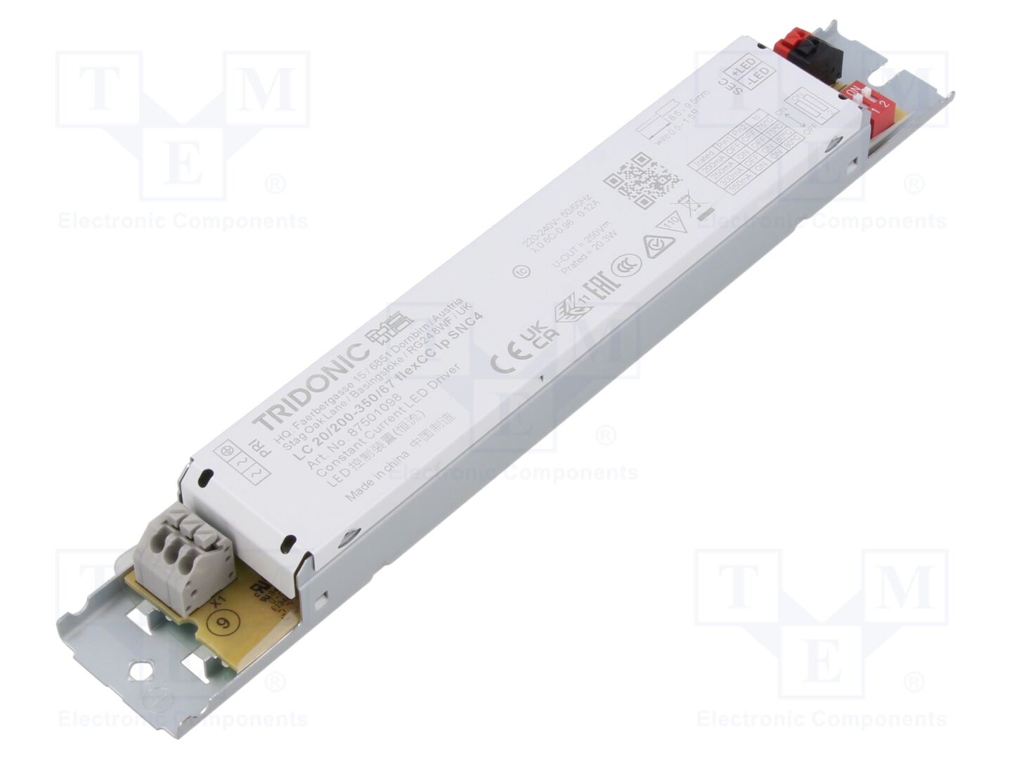 TRIDONIC LC 20/200-350/67 FLEXCC LP SNC4 LED-virtalähde 20W
