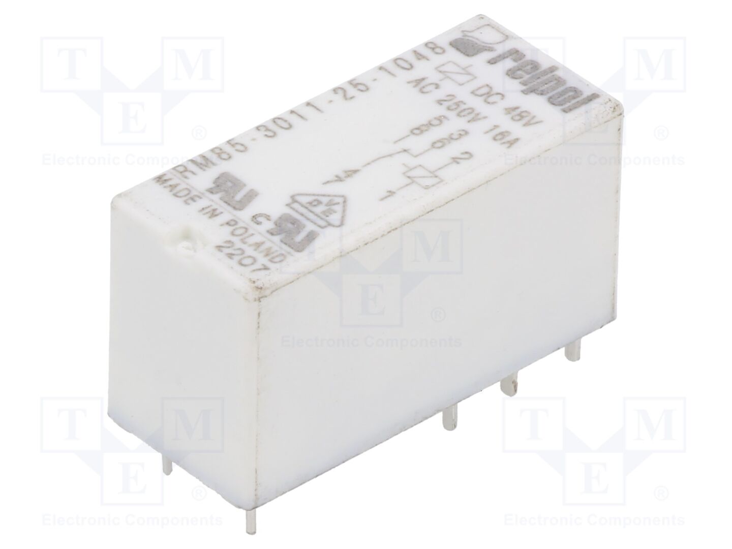 RELPOL RM85-3011-25-1048 Sähkömagneettinen rele 48VDC