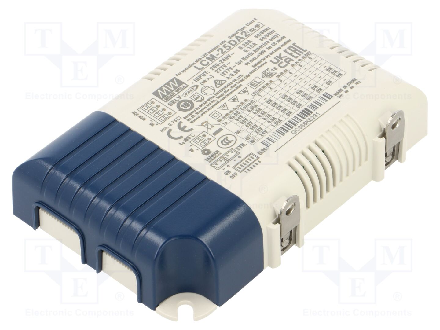 MEAN WELL LCM-25DA2 LED-virtalähde 25W