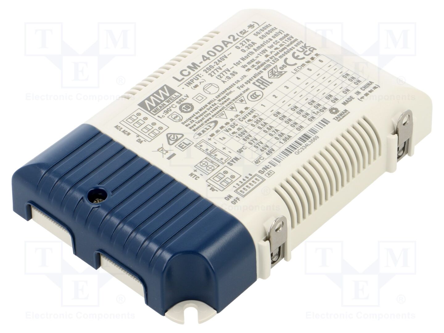 MEAN WELL LCM-40DA2 LED-virtalähde 40W DALI DALI 2