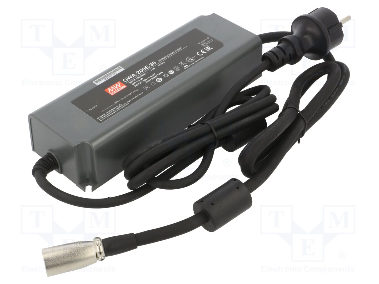 MEAN WELL OWA-200E-36 LED-verkkolaite 200W