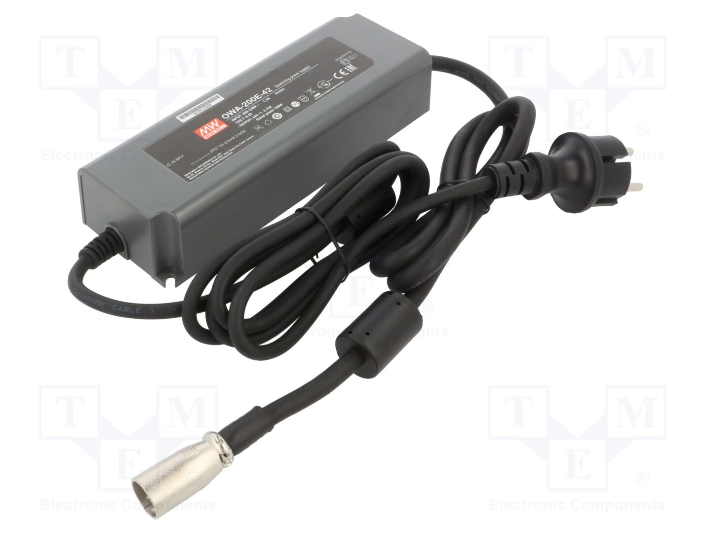 MEAN WELL OWA-200E-42 Sisäänrakennettu kytkentäsähkölaite LED-sovelluksille