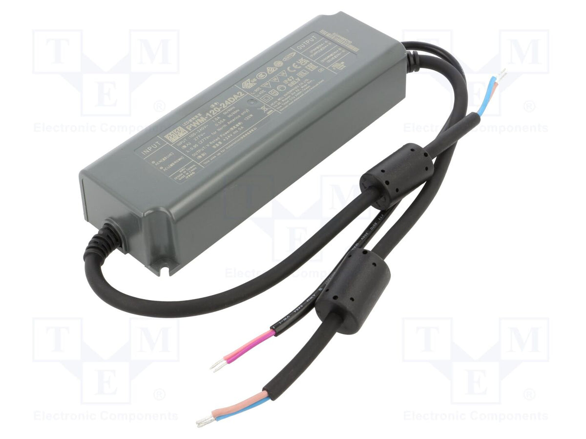 MEAN WELL PWM-120-24DA2 LED-verkkolaite 120W 24VDC DALI 2