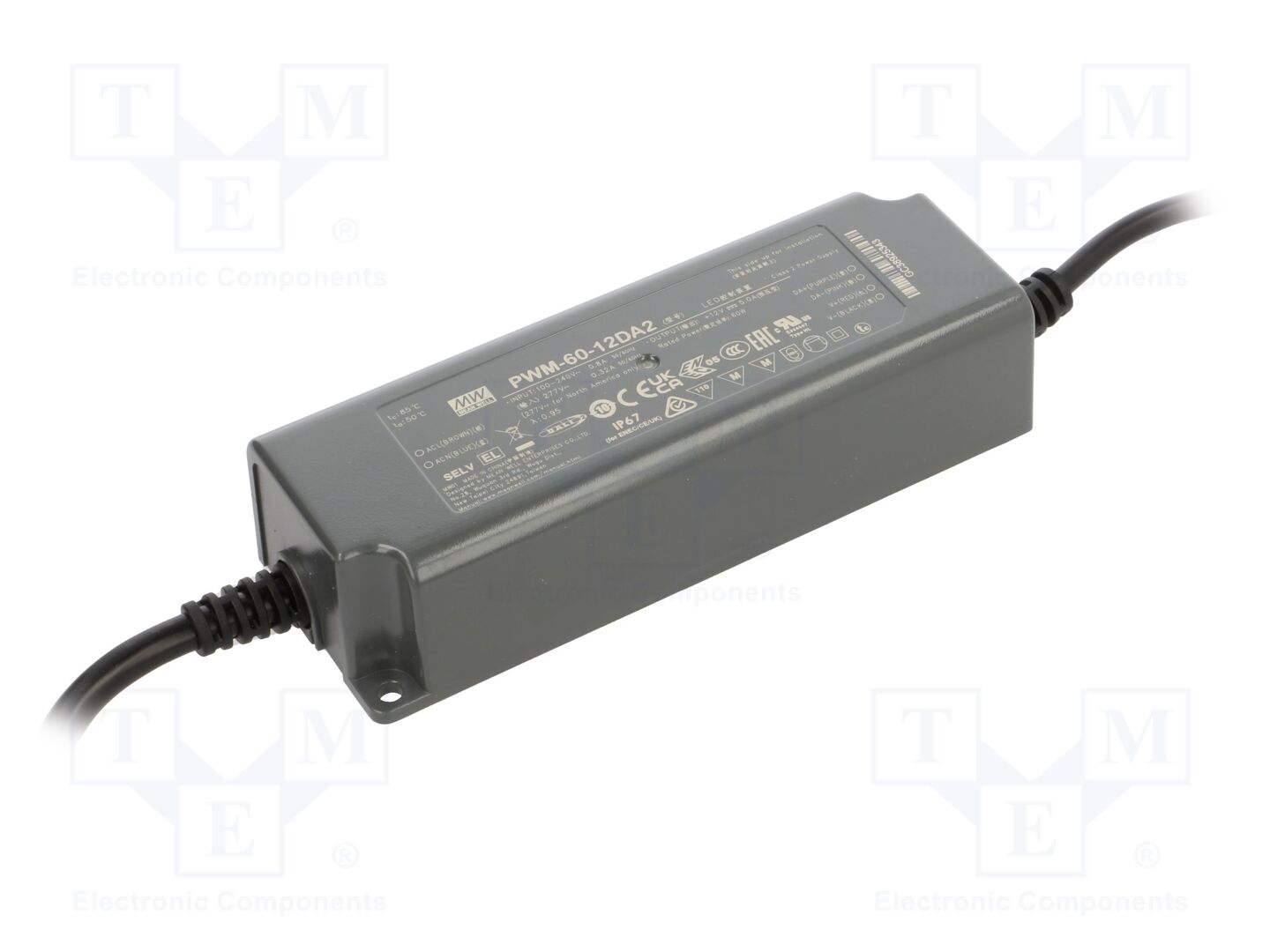 MEAN WELL PWM-60-12DA2 LED-virtalähde 60W