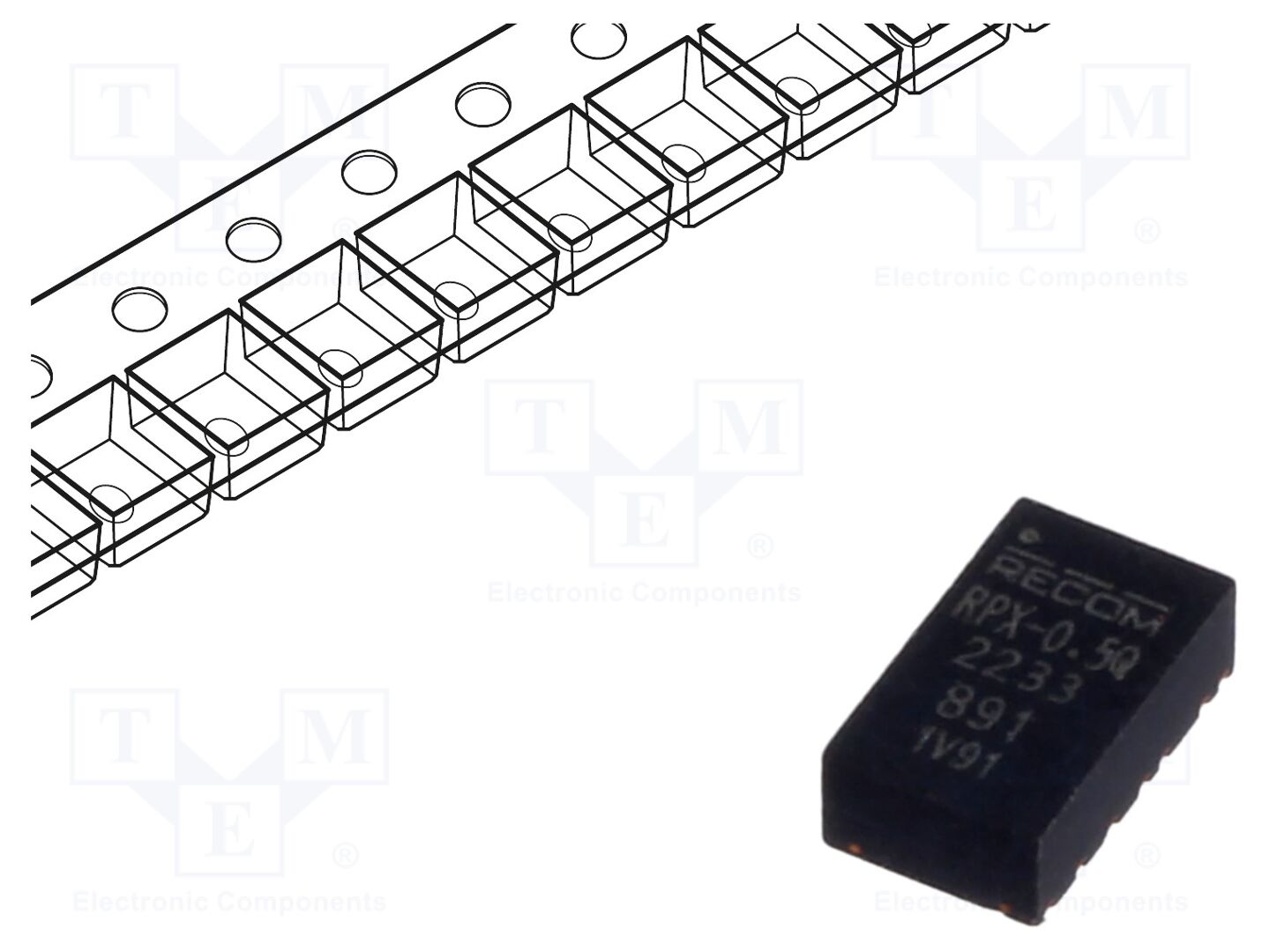 RECOM RPX-0.5Q-R DC/DC-muunnin 500mA