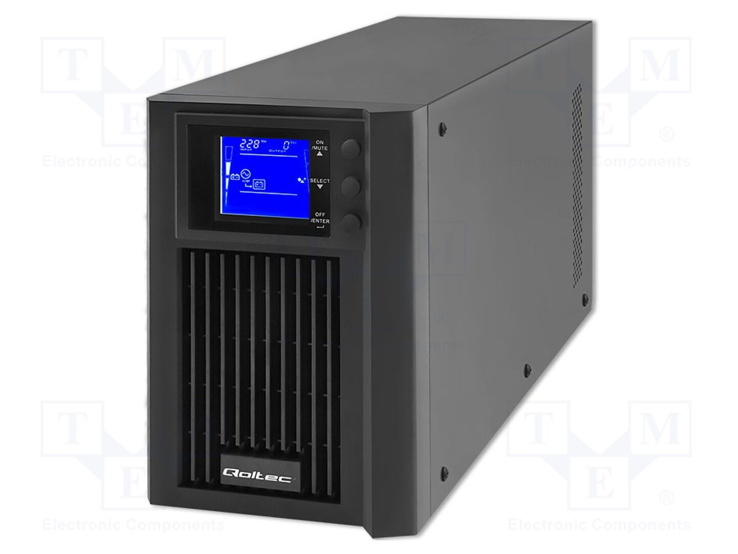 QOLTEC 53981 UPS-laite 2kVA 1,6kW 12V 9Ah