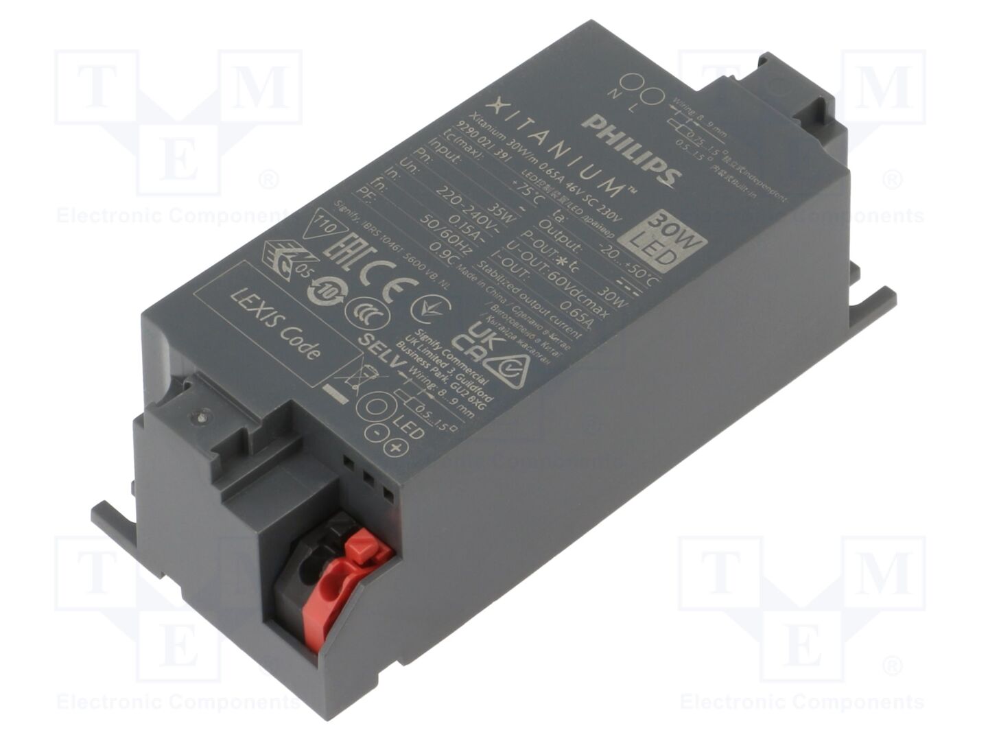 PHILIPS XITANIUM 30W/M 0.65A 46V SC LED-virtalähde 230V