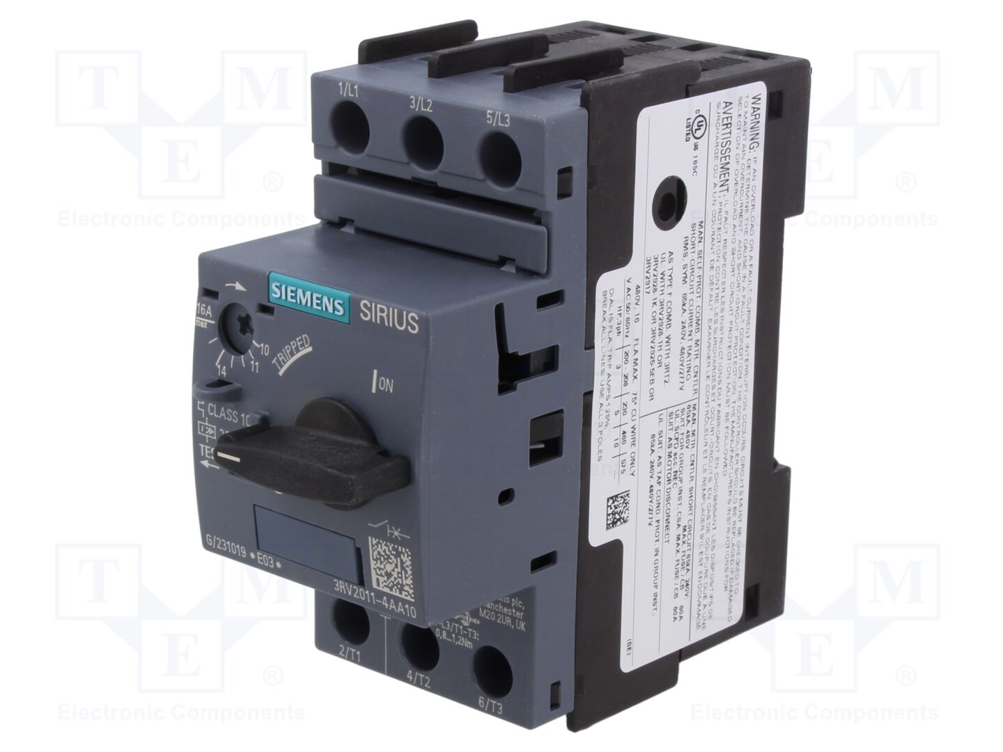 SIEMENS 3RV2011-4AA10 Moottorinsuojakatkaisija 7.5kW