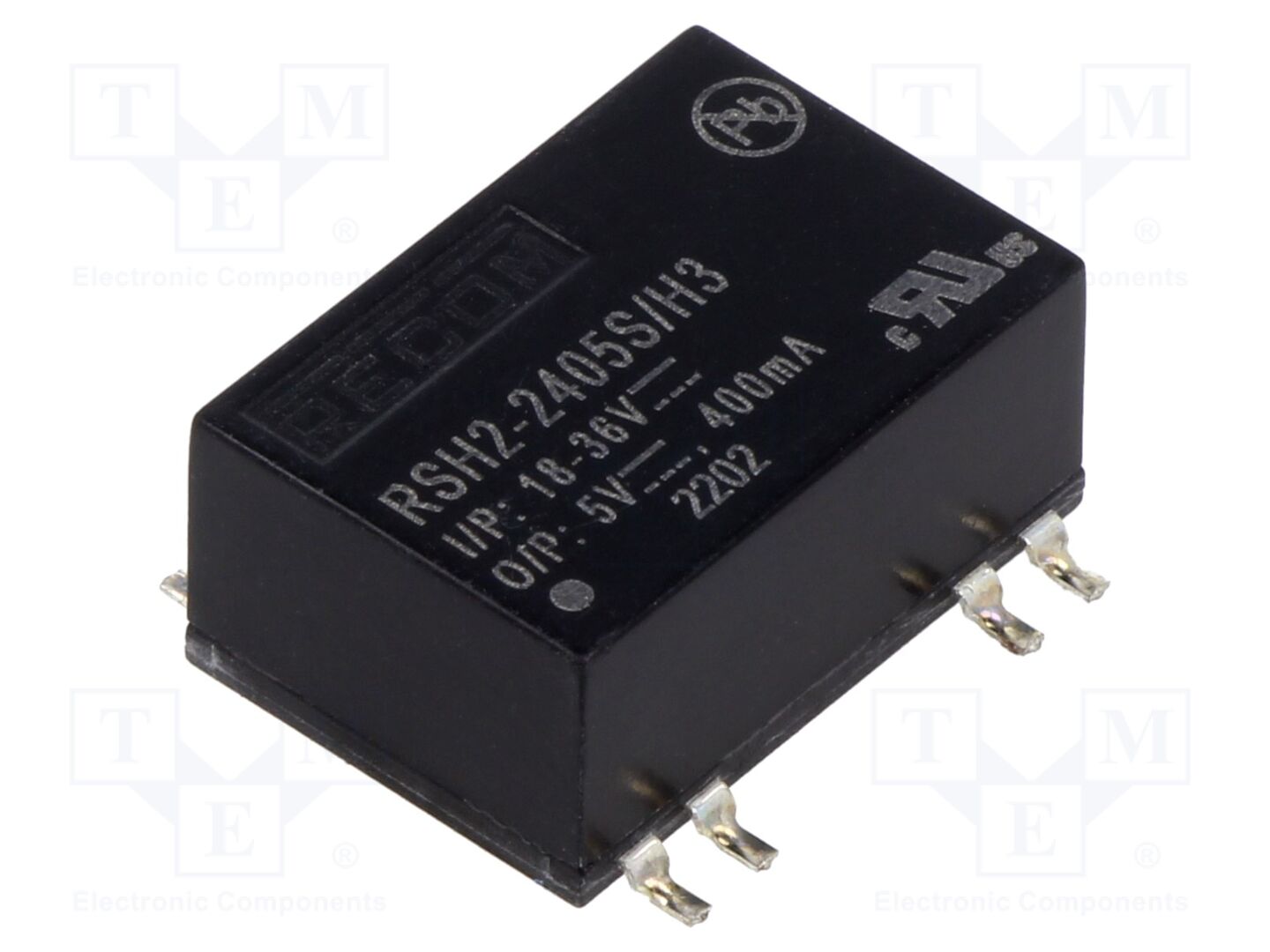RECOM RSH2-2405S/H3 DC/DC-muunnin 2W