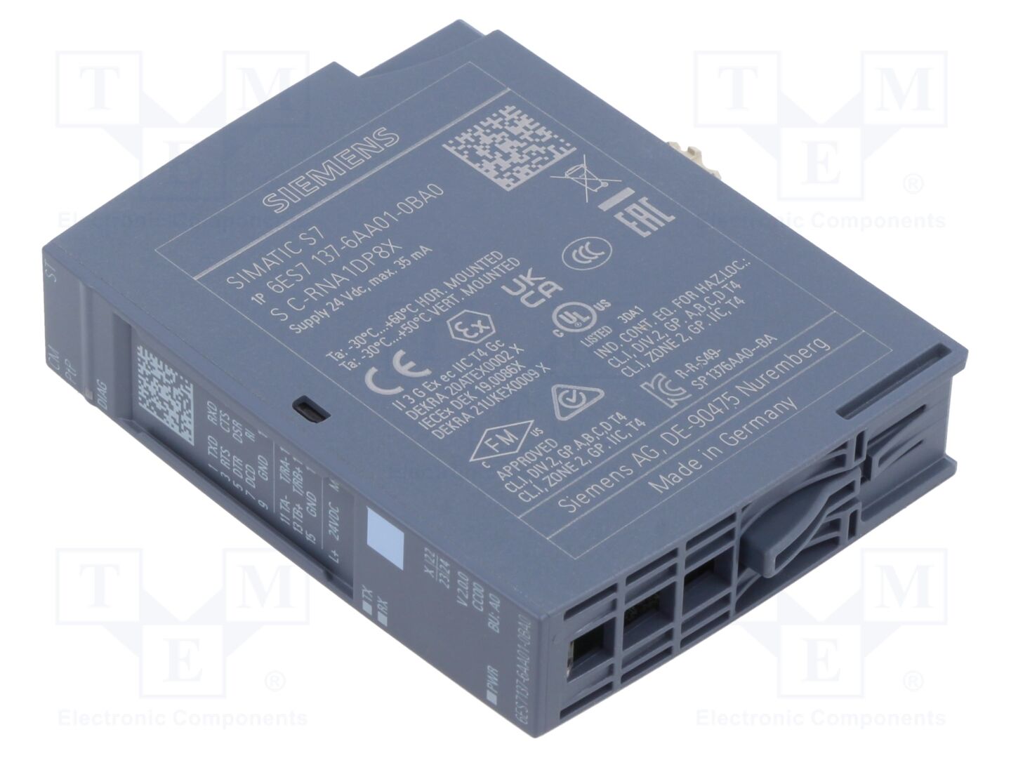 SIEMENS 6ES7137-6AA01-0BA0 Automaatiomoduuli 38.84 g