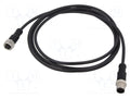 AMPHENOL LTW M12A05ML12AFLSB002 Anturikaapeli 5-napainen