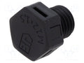 FIBOX GVPPA-M12L-BK-9005 Paineentasauslaite IP68