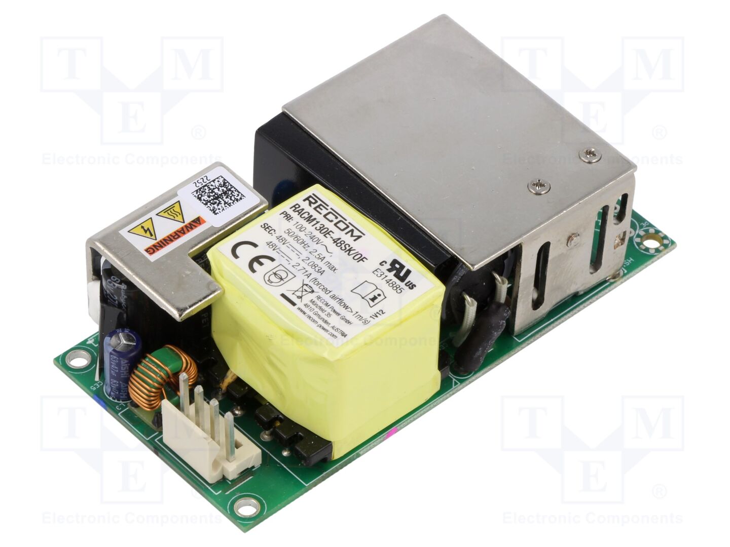 RECOM RACM130E-48SK/OF Kytkinmuuntaja 130W 48VDC Open Frame