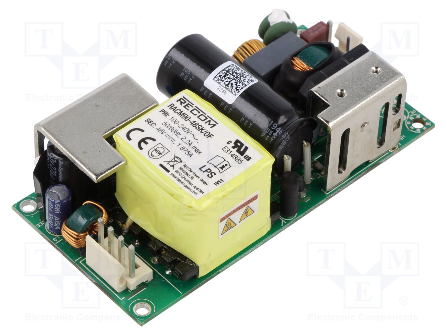 RECOM RACM90-48SK/OF Avoin kytkinlähde 90W 48VDC