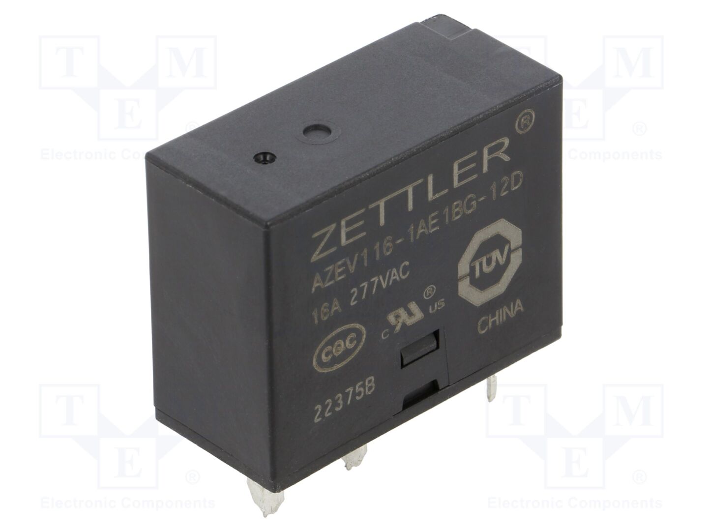 ZETTLER AZEV116-1AE1BG-12D Sähkömagneettinen rele 12VDC
