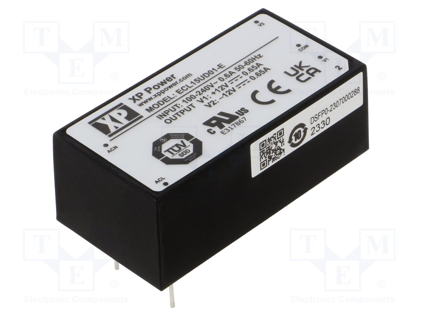 XP POWER ECL15UD01-E AC/DC-muunnin 15W