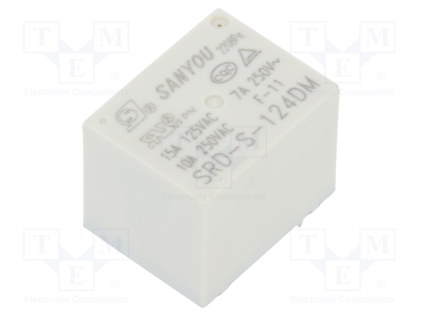SANYOU SRD-S-124DM Miniatuuri sähkömagneettinen rele 24VDC (50 kpl erä)