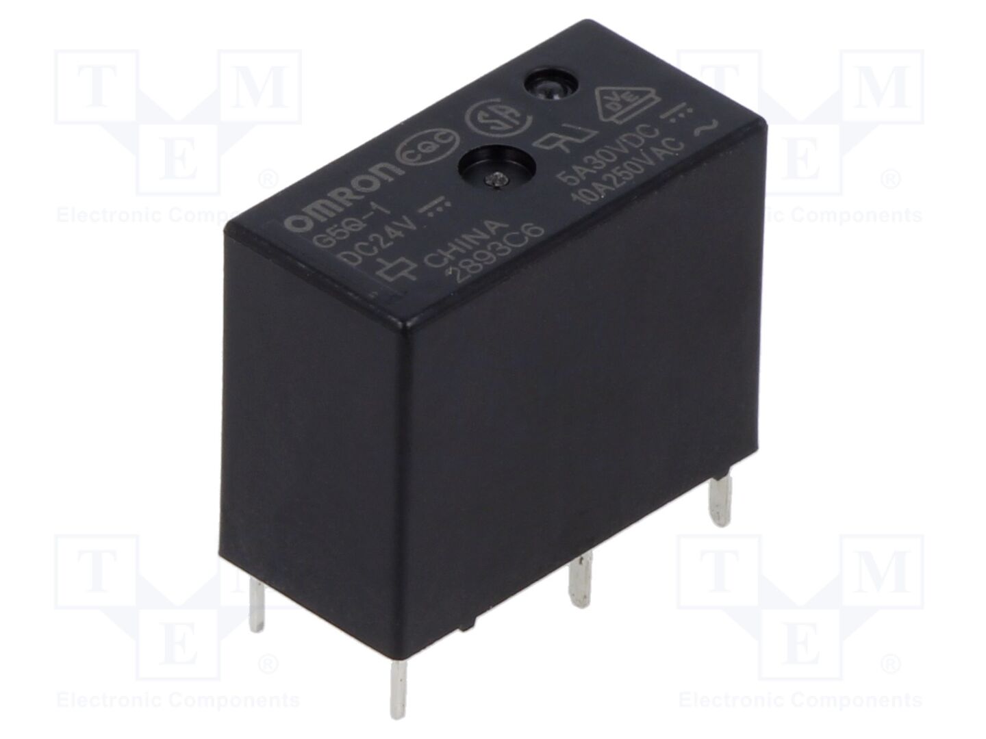 OMRON Electronic Components G5Q-1-DC24-SP Sähkömagneettinen rele 24VDC (50 kpl erä)