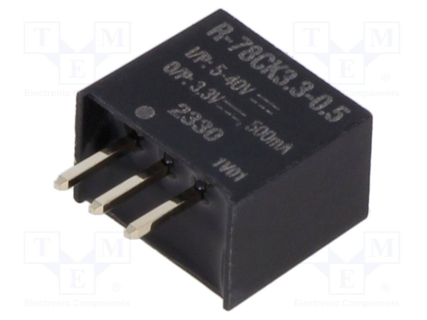 RECOM R-78CK3.3-0.5 DC/DC-muunnin 3.3VDC, 500mA