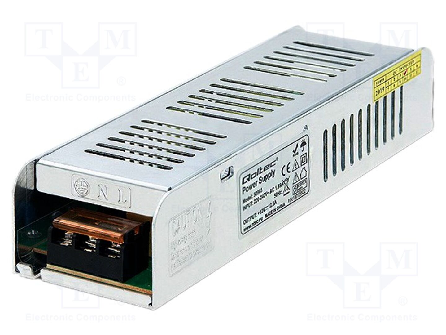 QOLTEC 50966 Sisäänrakennettu kytkentäsähkönsyöttö 100W