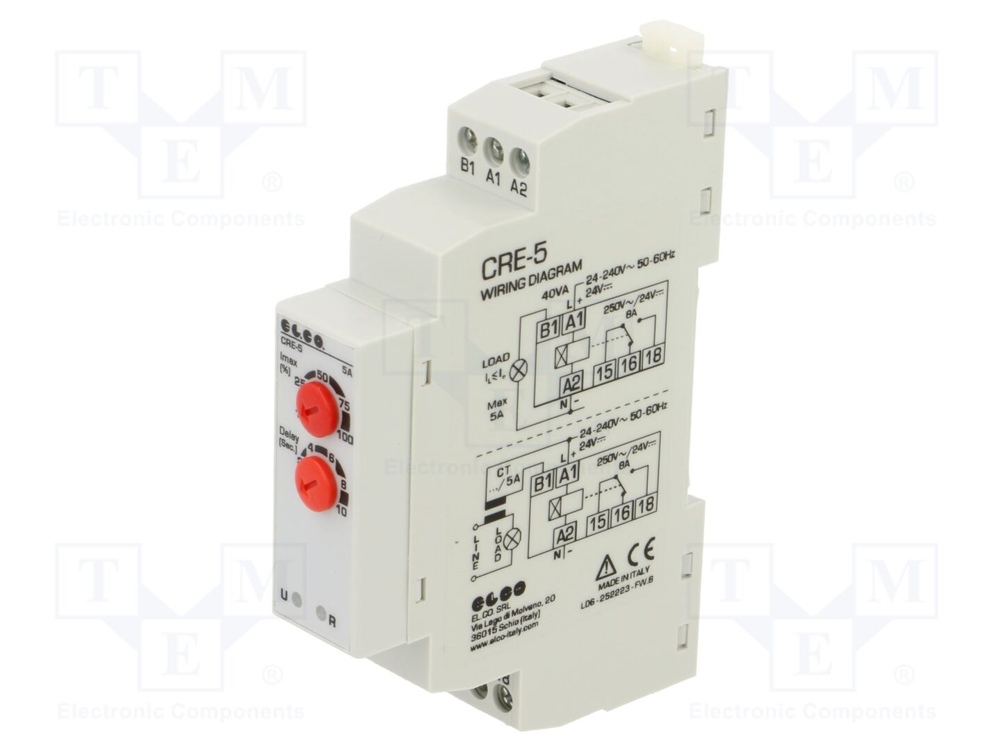 ELCO SRL CRE-5 Valvontarele 24-240VAC/24VDC