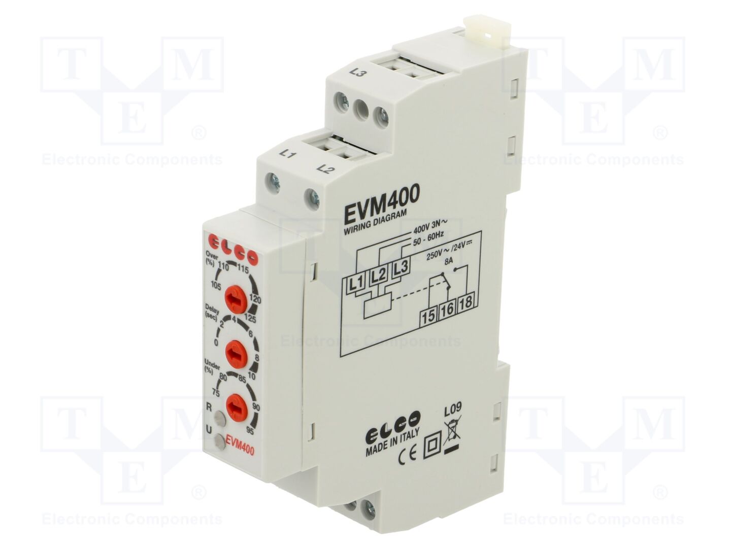 ELCO SRL EVM400 Jännitteenvalvontarele IP20