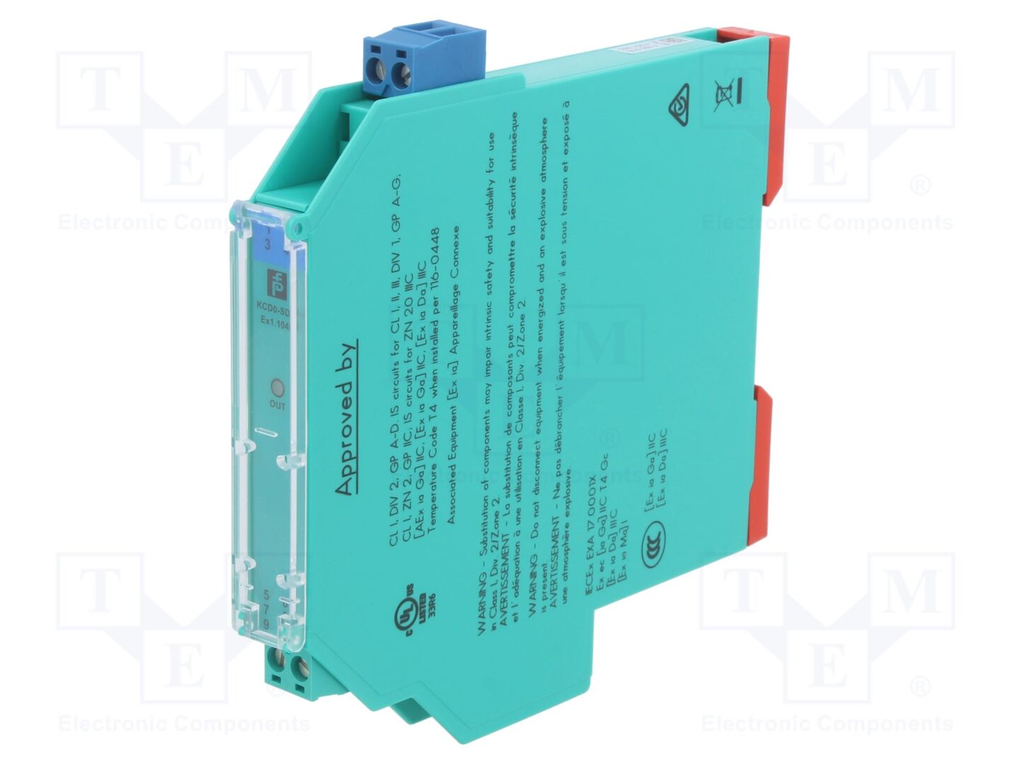 PEPPERL+FUCHS KCD0-SD3-EX1-1045 Erotin-venttiiliohjain DIN-kisko