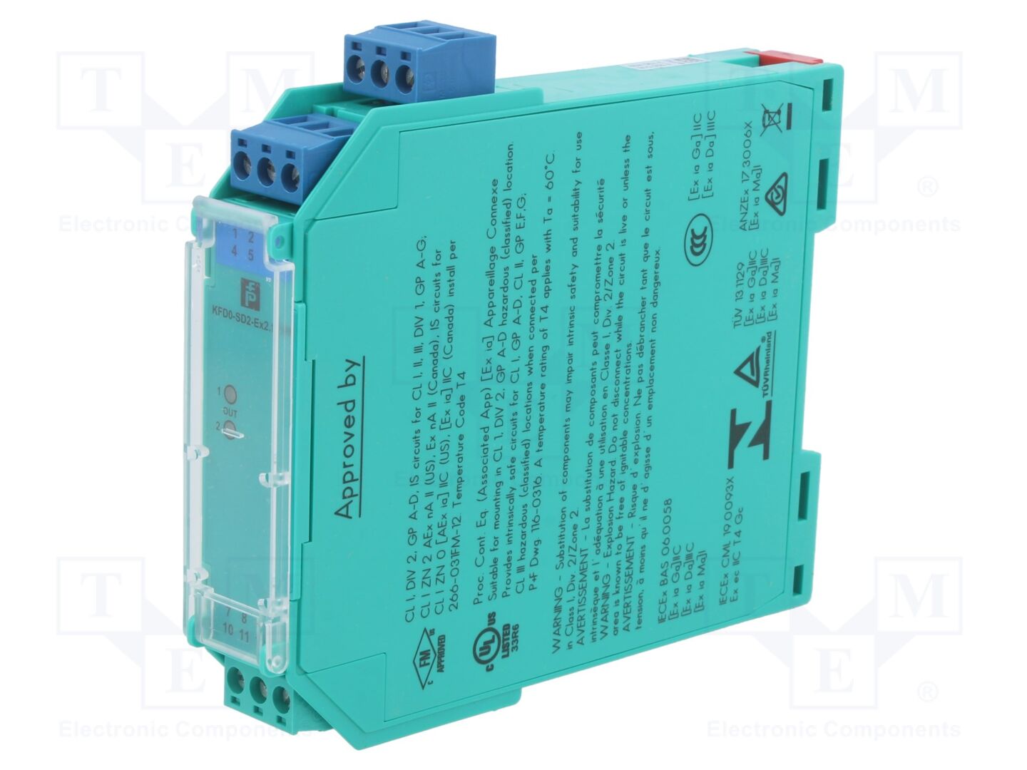 PEPPERL+FUCHS KFD0-SD2-EX2-1045 Erotin/venttiiliohjain DIN-kiskoasennus