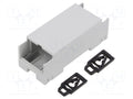KRADEX ZD3102J-ABS-V0 DIN-kiskoasennuskotelo 90x36x33.5mm (50 kpl erä)