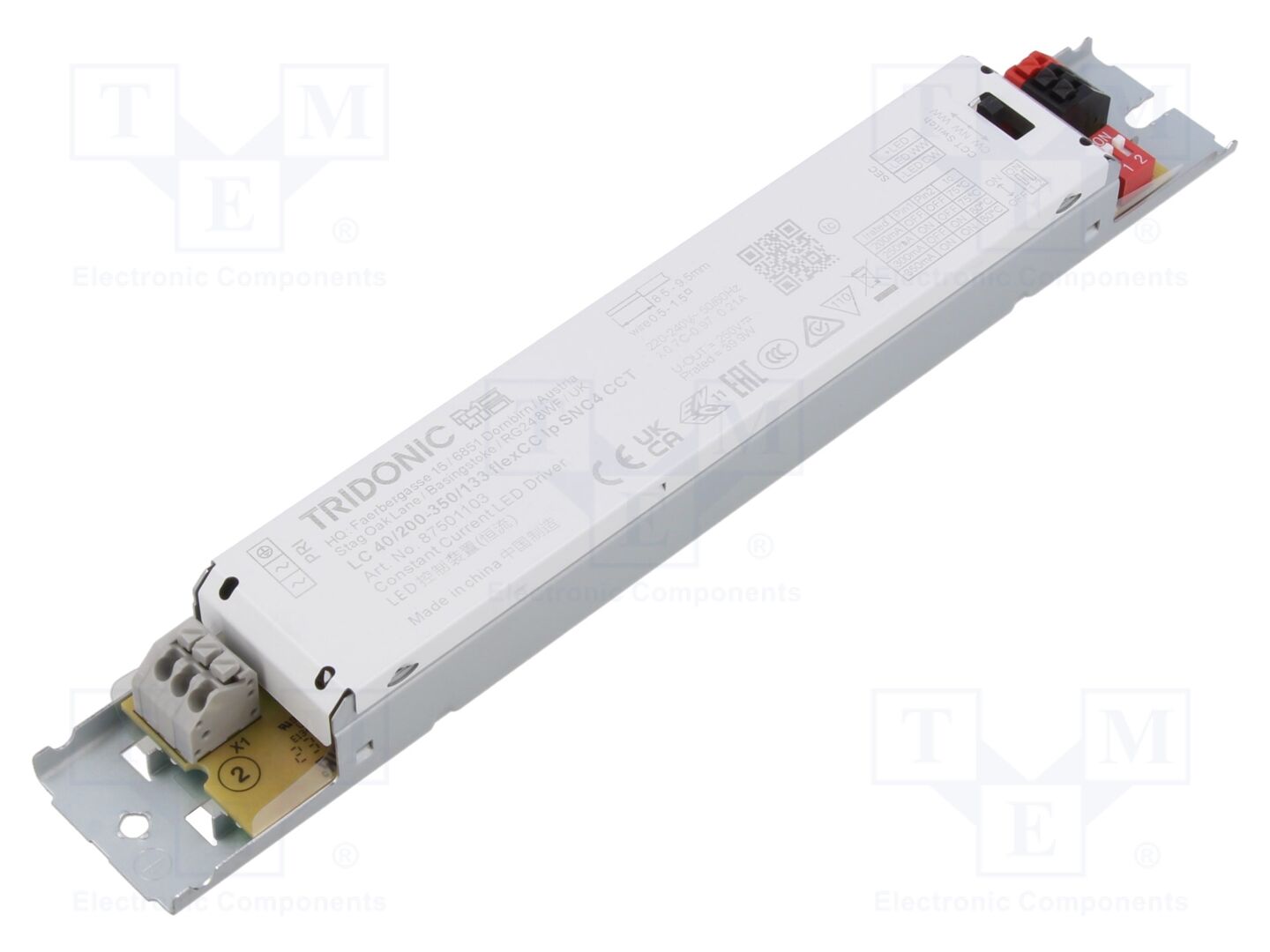 TRIDONIC LC 40/200-350/133 FLEXCC LP SNC4 CCT LED-virtalähde 40W