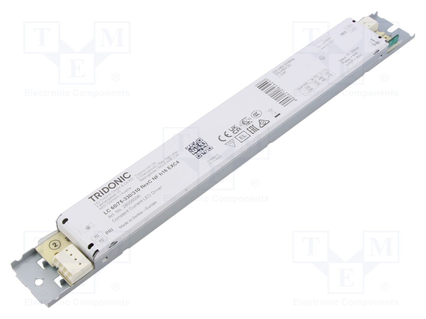 TRIDONIC LC 60/75-330/310 FLEXC NF H16 EXC4 LED-virtalähde 60W