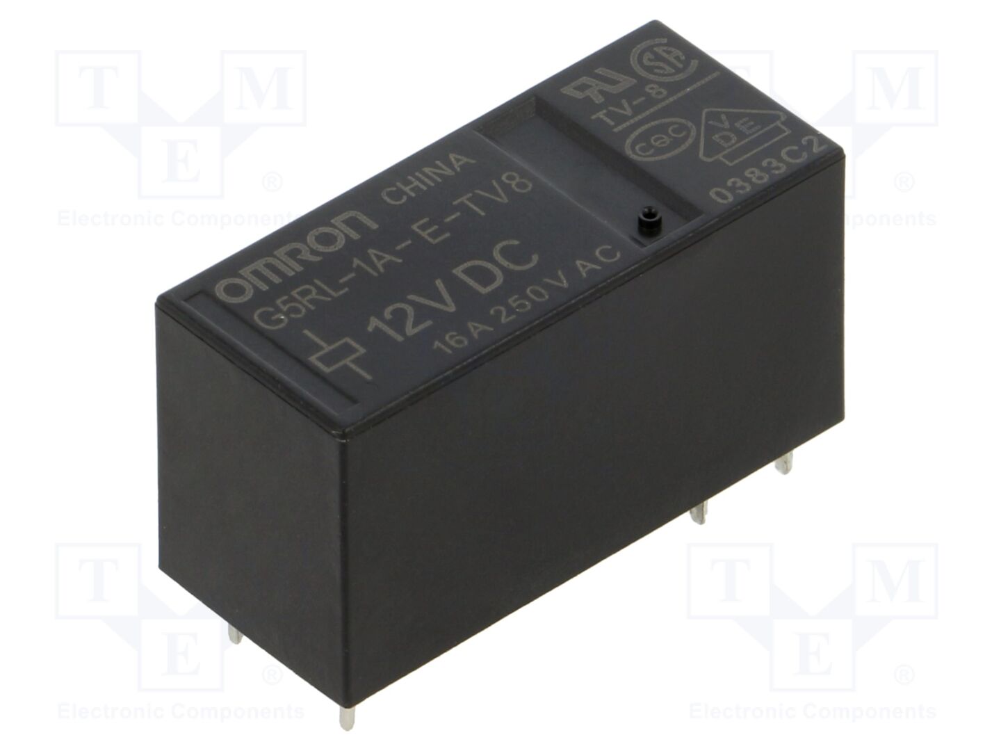 OMRON Electronic Components G5RL-1A-E-TV8-DC12 Sähkömagneettinen rele 12VDC