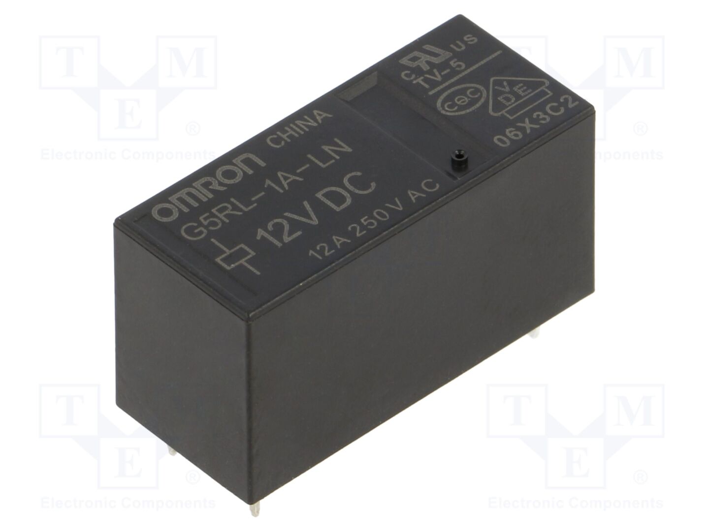 OMRON Electronic Components G5RL-1A-LN-DC12 Sähkömagneettinen rele 12VDC