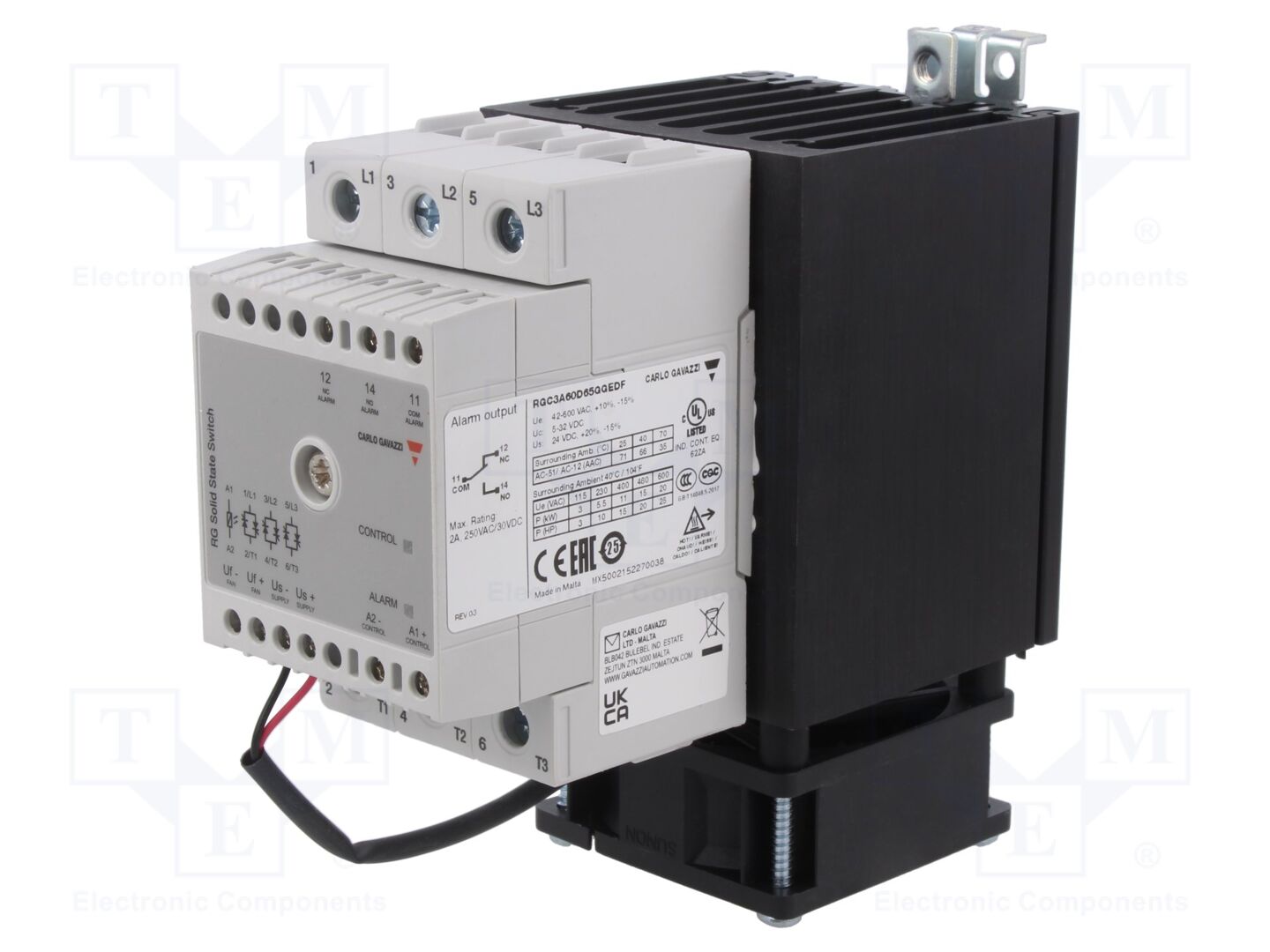 CARLO GAVAZZI RGC3A60D65GGEDF Kiinteän tilan rele 5A