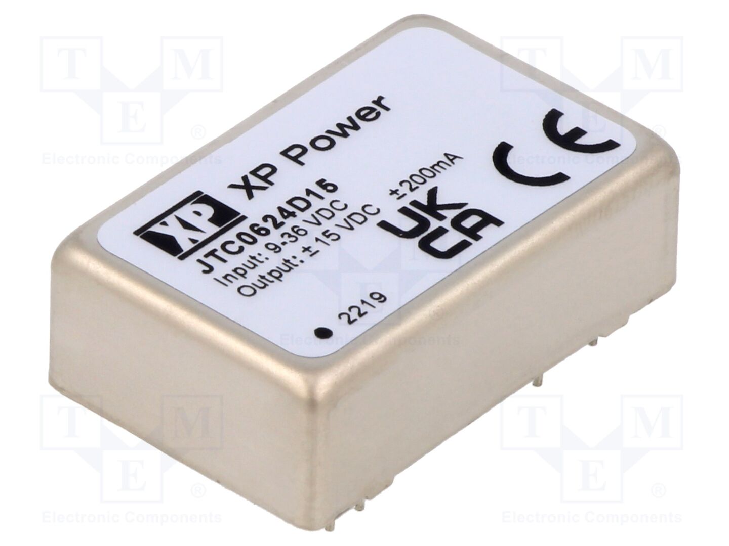 XP POWER JTC0624D15 DC/DC-muunnin 6W
