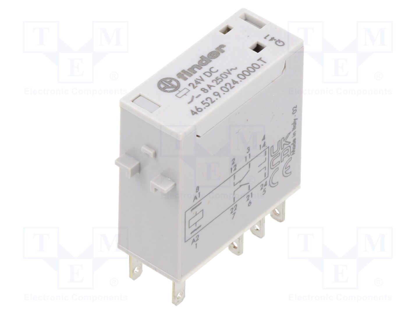 FINDER 46.52.9.024.0000T Sähkömagneettinen rele 24VDC