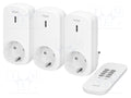 VIRONE VIR-RS-3-SCHUKO Power socket 230VAC