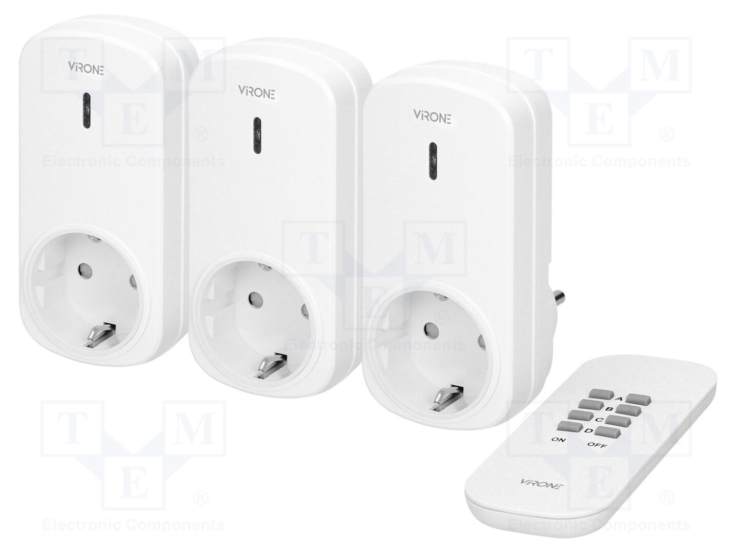 VIRONE VIR-RS-3-SCHUKO Power socket 230VAC