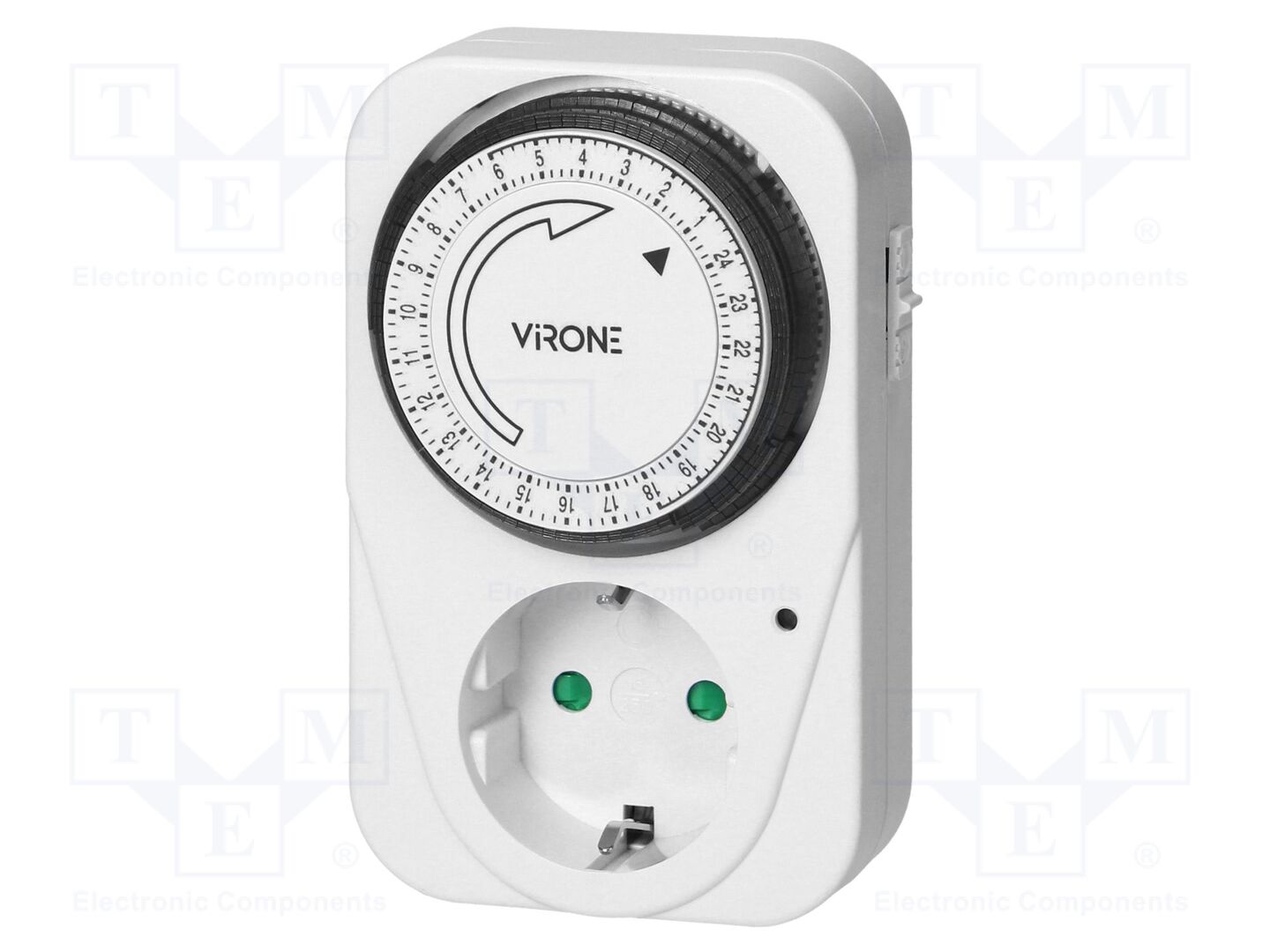 VIRONE VIR-MT-1-SCHUKO Ohjelmoitava aikakytkin 15min-24h