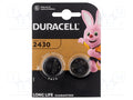 DURACELL BAT-CR2430/DR-B2 Litiumparisto 3V