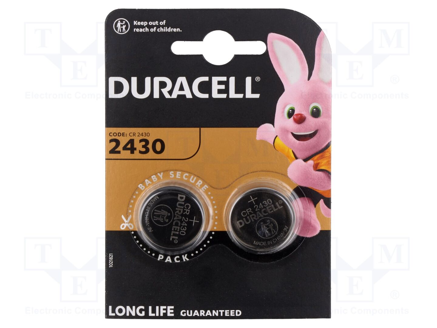 DURACELL BAT-CR2430/DR-B2 Litiumparisto 3V