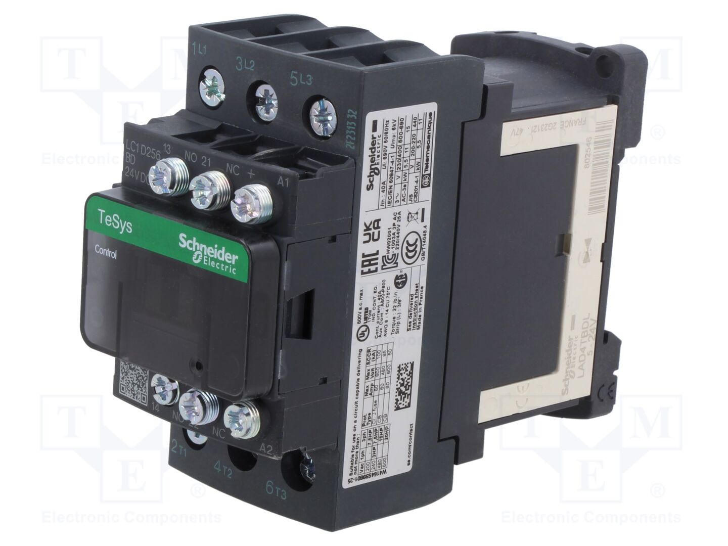 SCHNEIDER ELECTRIC LC1D256BD Kontaktori 24VDC, 25A