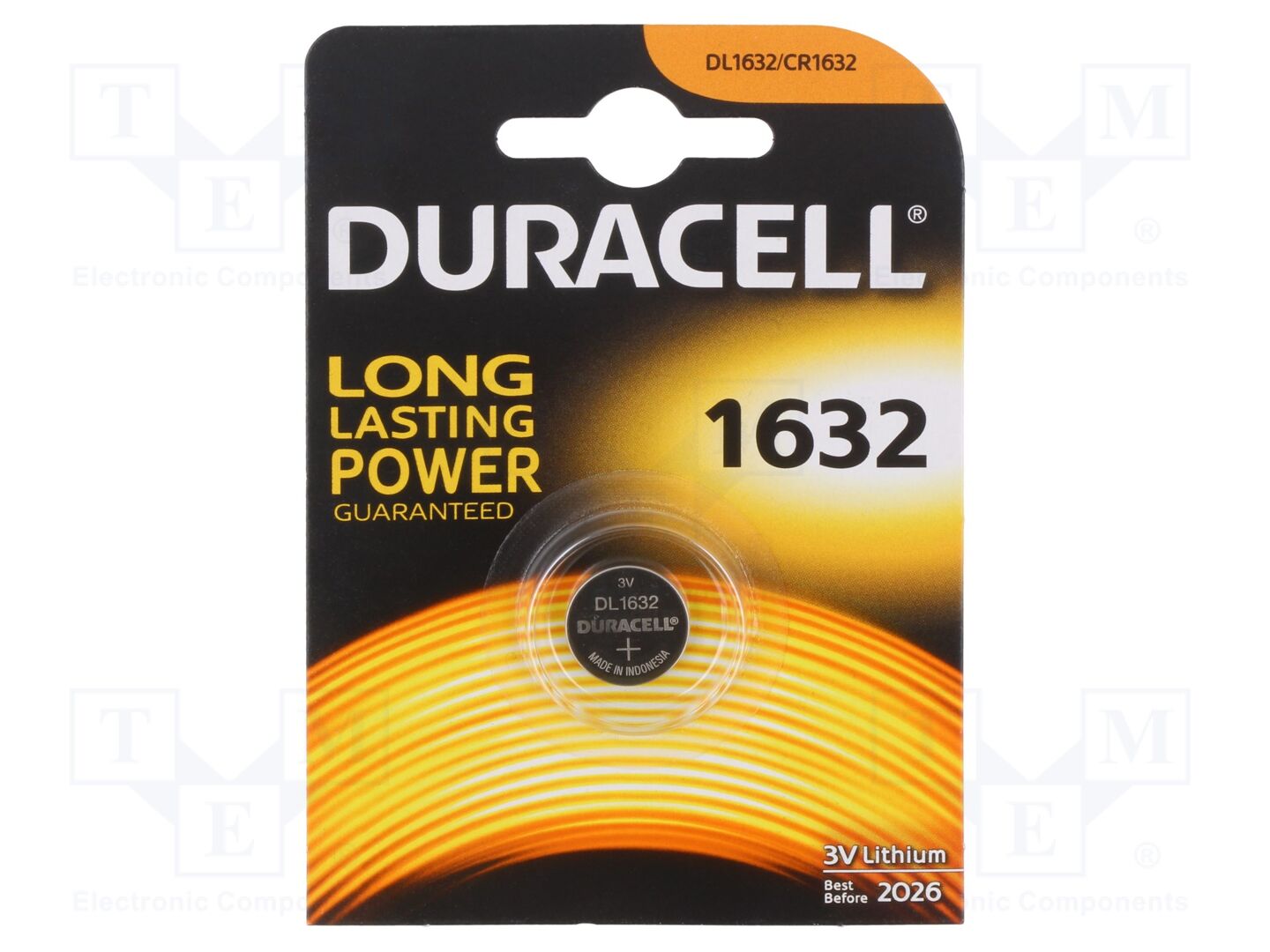 DURACELL BAT-CR1632/DR-B1 Litiumparisto 3V