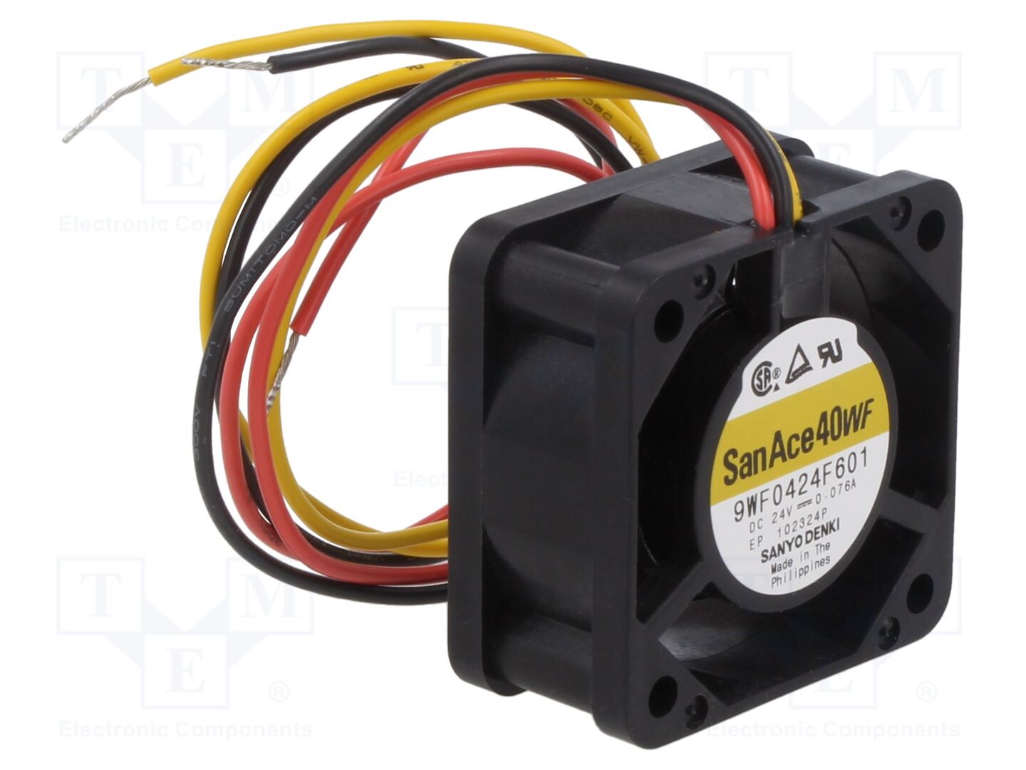 SANYO DENKI 9WF0424F601 Aksiaalituuletin 24VDC