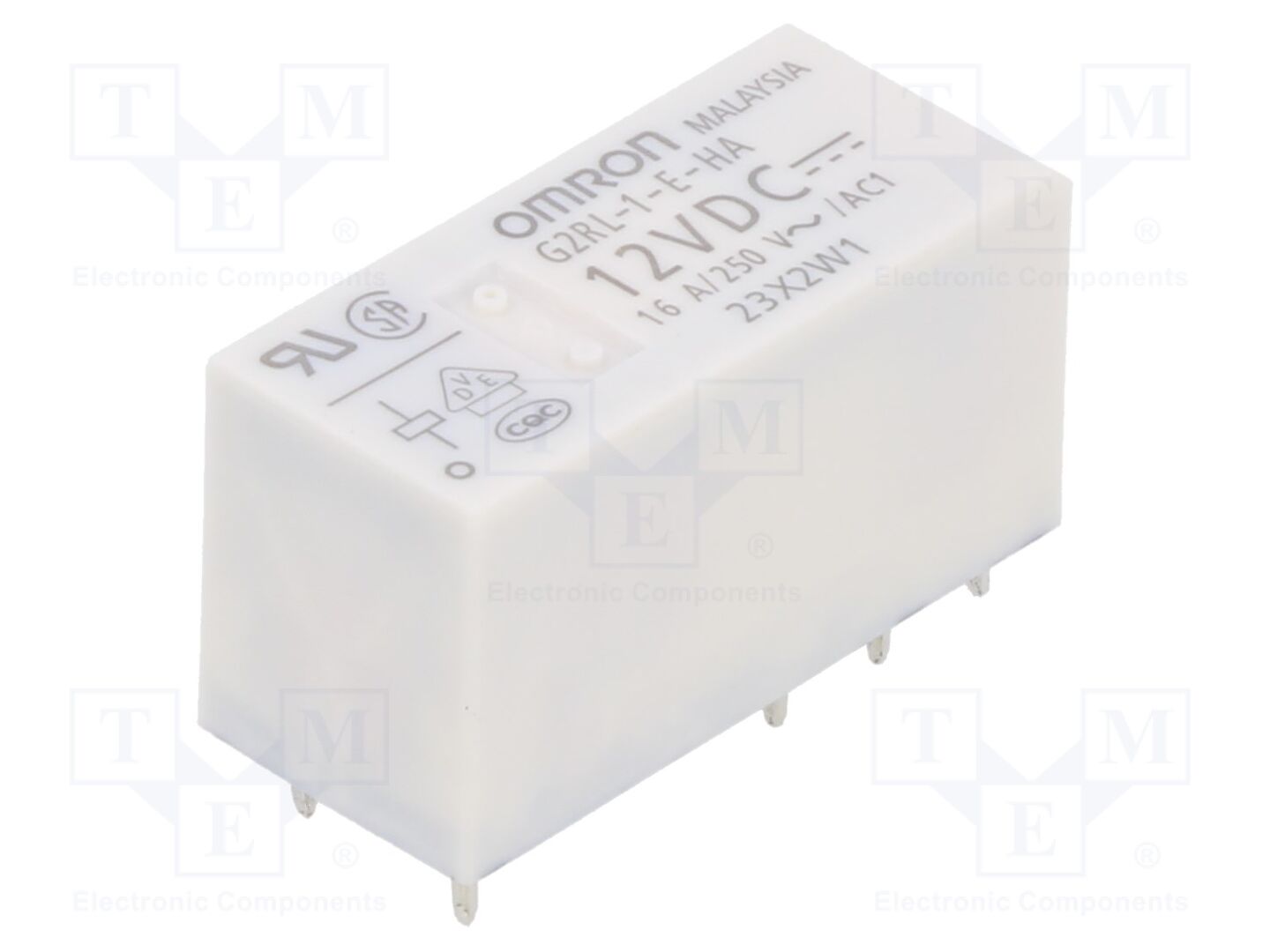 OMRON Electronic Components G2RL-1-E-HA-DC12 Sähkömagneettinen rele 12VDC