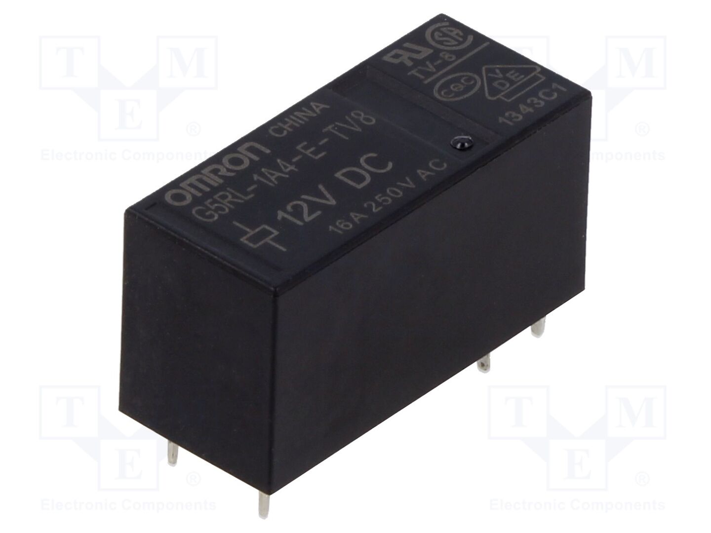 OMRON Electronic Components G5RL-1A4-E-TV8 DC12 Sähkömagneettinen rele 12VDC