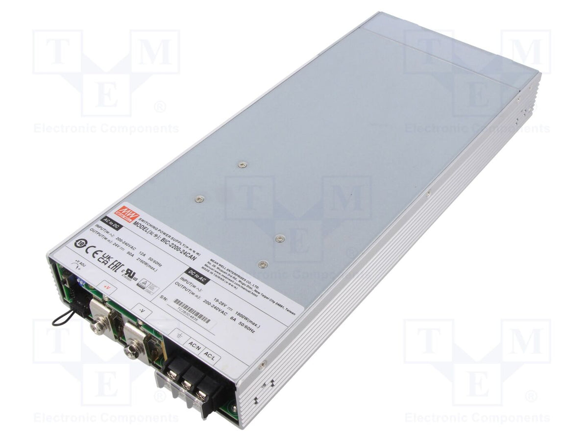 MEAN WELL BIC-2200-24CAN Sisäänrakennettu kytkentävirtalähde 2160W 24VDC 90A