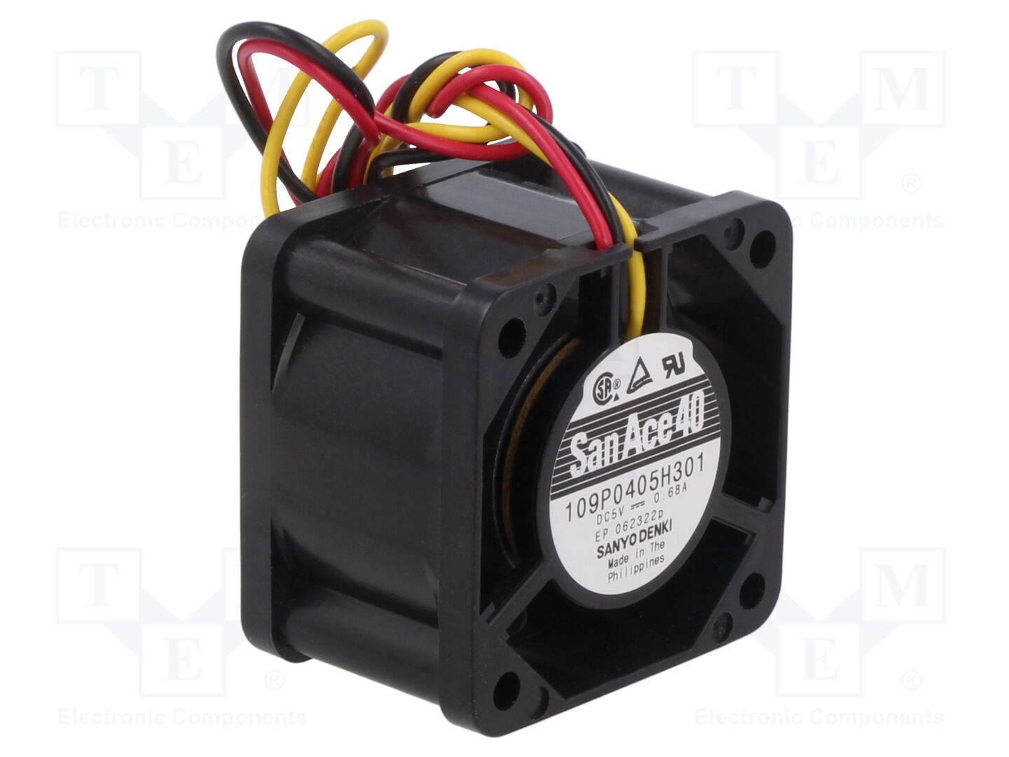 SANYO DENKI 109P0405H301 Tasavirtatuuletin 5VDC
