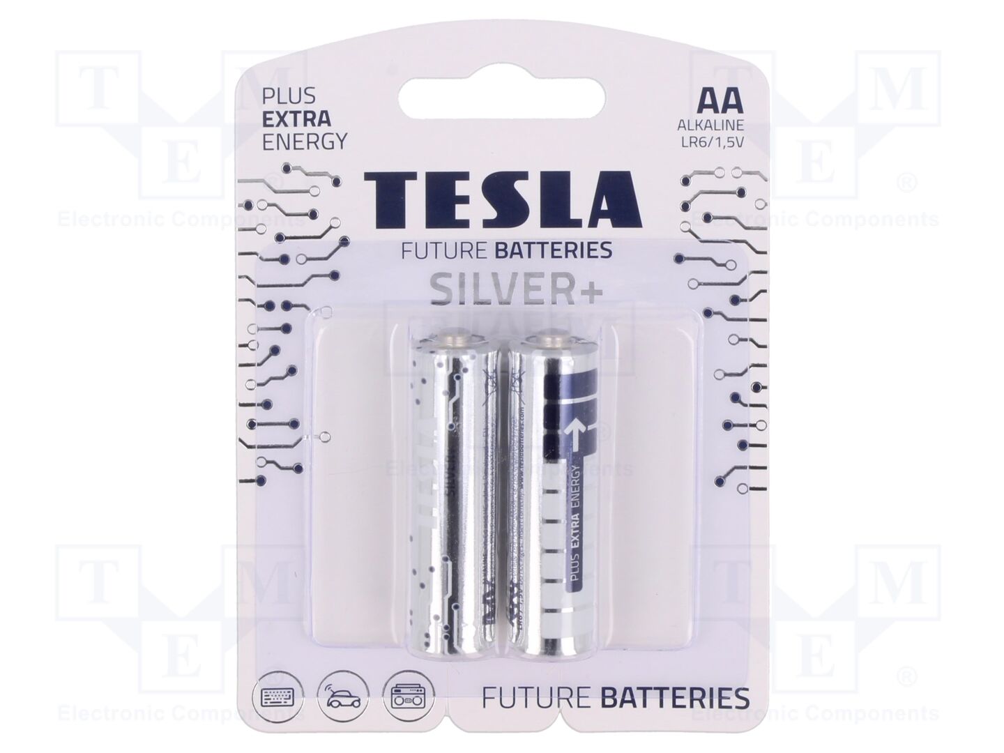 TESLA BATTERIES BAT-LR6S/TESLA-B2 Alkaliparisto AA 1,5V (50 kpl erä)
